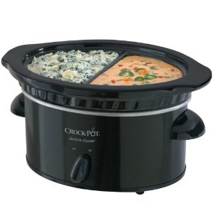 Crock-Pot SCDD 32盎司雙格慢燒鍋(黑色)  $18.5