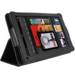 MiniSuit Amazon Kindle Fire Tablet Polyurethane Leather Case Cover Composite Journal Book Folio Stand (Black) $9.95