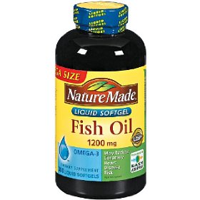 Nature Made Fish Oil Omega-3 1200mg $8.37 