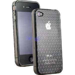 Apple iPhone 4 Semi-Hard Polymer Crystal Case - Smokey (Fits AT&T iPhone 4 only) $1.27 