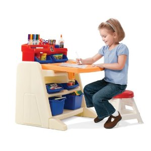 Step2 Flip and Doodle Easel Desk with Stool $47.54