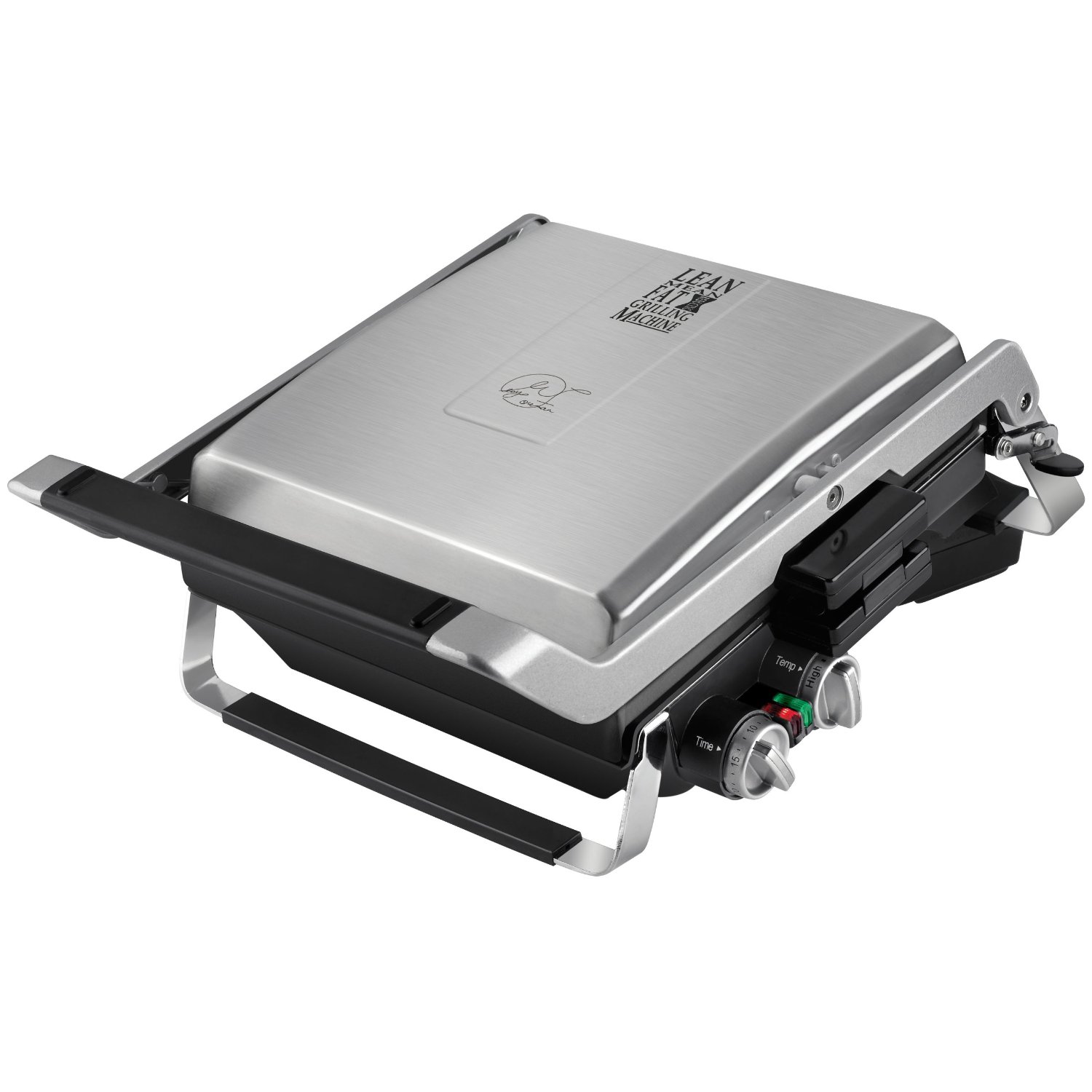 George Foreman GRP100 The Next Grilleration G100 Stainless-Steel Nonstick Countertop Grill $73.99