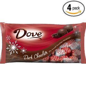 Dove Promises Silky Smooth Dark Chocolate Snowflakes, 8.87-Ounce (Pack of 4) $11.22 
