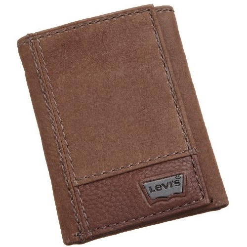 Levi's Mens Trifold Two-Tone Wallet, only $15.19 