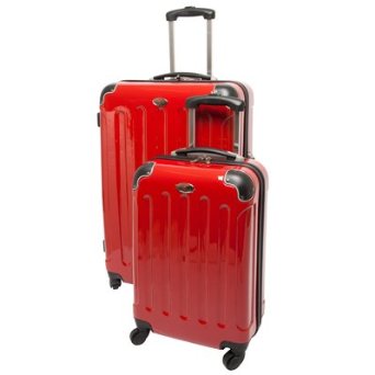 Swiss 28英寸滑轮拉杆行李箱 + 免费滑轮拉杆登机箱 $139.99免运费
