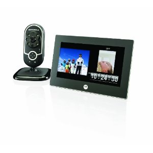 Motorola MFV700 7-inch Digital Frame with Video-In-Picture and Wireless DECT 6.0 Camera (Black)  $90.35