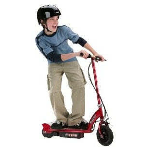 Razor E100 Electric Scooter Red  $107 + FREE Shipping