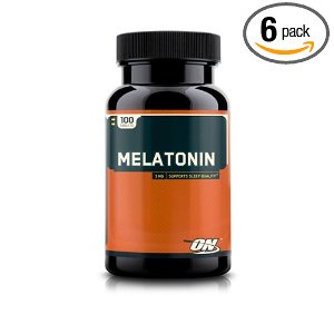 Optimum Nutrition Melatonin 3mg, 100 Tablets (Pack of 6)  $11.34