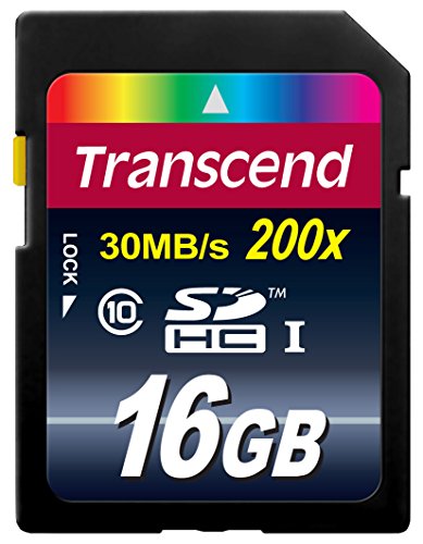 Transcend 16GB Class 10 SDHC快閃記憶體卡$5.99
