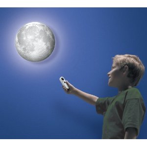Uncle Milton Moon In My Room Remote Control Wall Décor Night Light, only $19.99