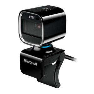 史低！微软 Microsoft LifeCam HD-6000 720p 高清笔记本用摄像头（黑色）$19.22 