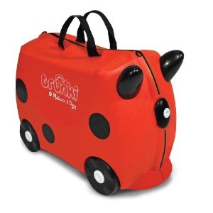 再降！儿童拉杆箱,装满自己的宝贝去旅行,还可作为骑行玩具 粉/红仅售$21.99 
