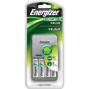 Energizer Value Charger w/ 4 AA Rechargeable Batteries for $10.53