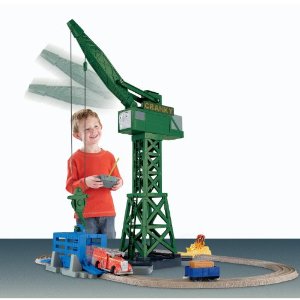 Fisher-Price Thomas the Train: TrackMaster Cranky and Flynn Save the Day Playset  $59.99
