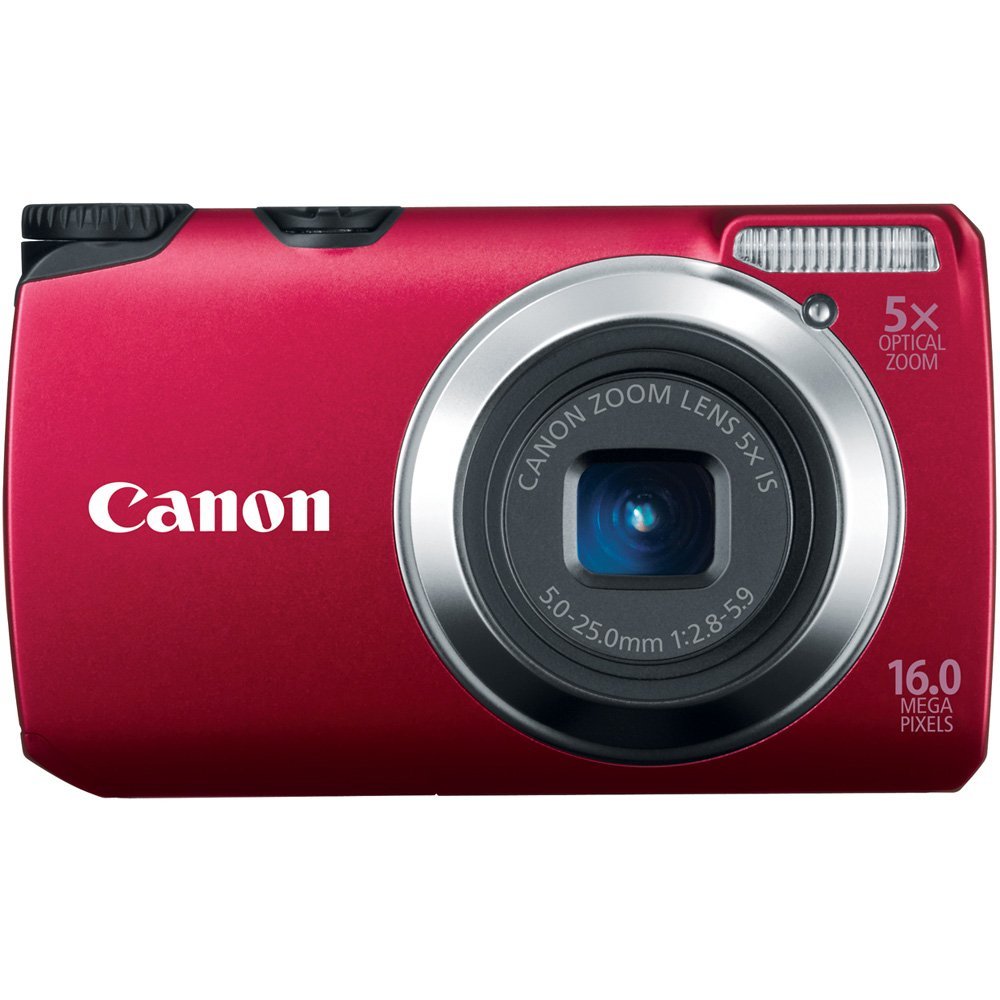 Canon Powershot A3300 16 MP Digital Camera with 5x Optical Zoom (Silver) $99