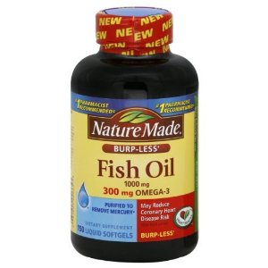 Nature Made Burp-less Fish Oil, 1000 Mg, 300 mg Omega-3, 150 Liquid Softgels $4.59 FREE Shipping