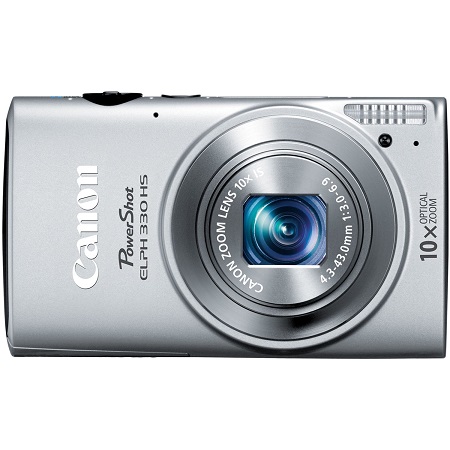 再降！佳能 Canon PowerShot ELPH 330 HS 數碼相機，支持1080P高清攝像，$129.00   免運費