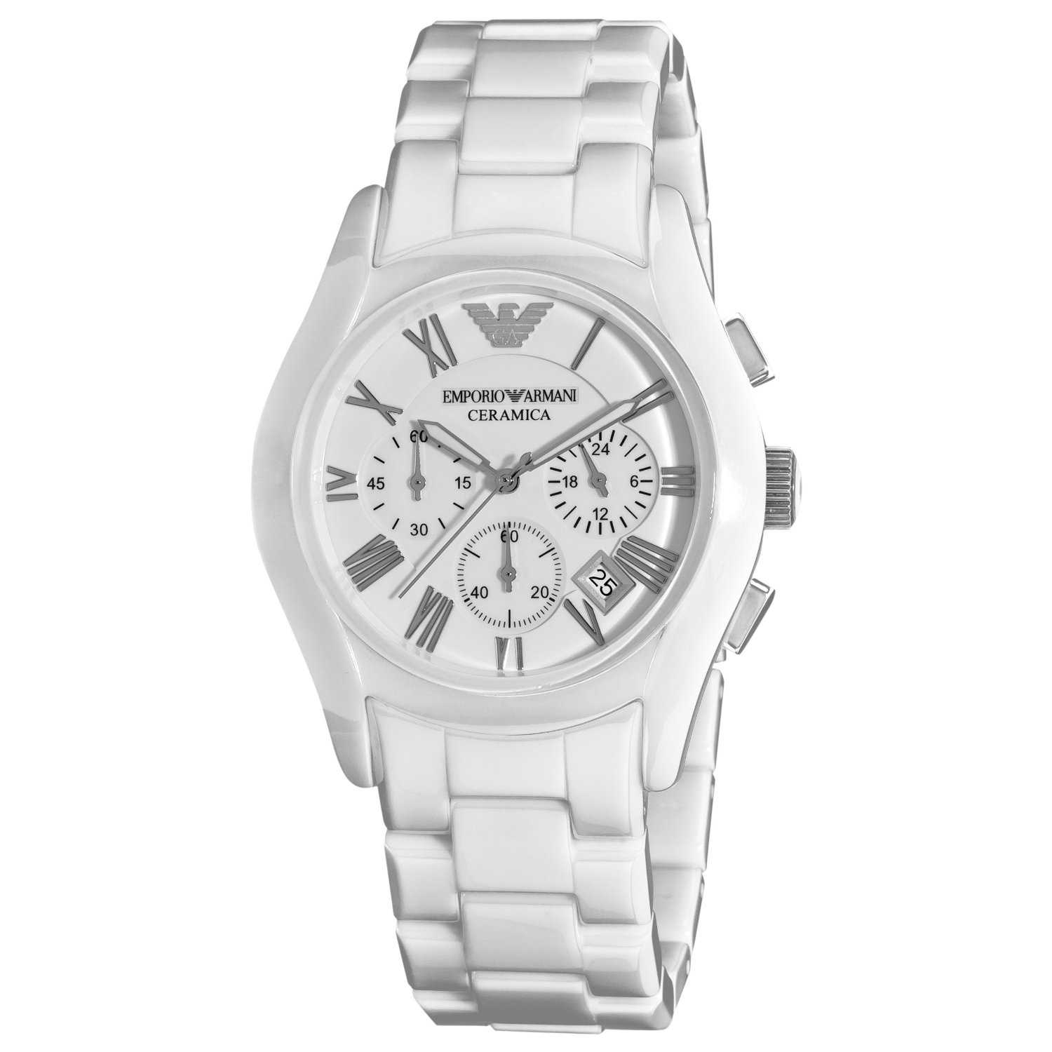 Emporio Armani女式白瓷手錶 $180.00免運費