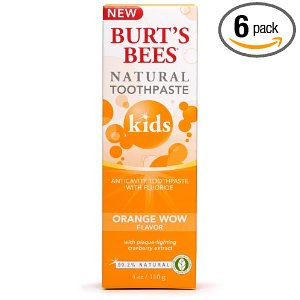 小蜜蜂（Burts Bees）天然兒童牙膏6支裝  $23