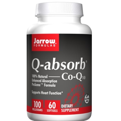 Jarrow Formulas Q-Absorb Co-Q10, Supports Heart Function, 100 mg, 60 Softgels, only $16.01 free shipping