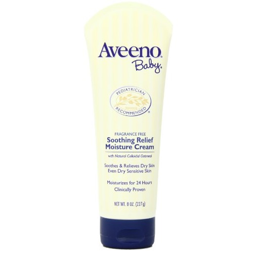 Aveeno Baby Soothing Relief Moisture Cream, Fragrance Free, 8oz Tube, only $4.11 after clipping coupon 