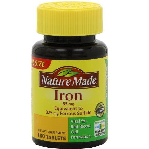 Nature Made Iron, 65mg, Tablets $5.59, free shipping after clipping coupon and using SS