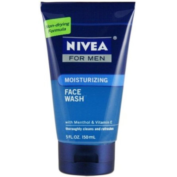 Nivea for Men Face Wash Cleans and Moisturizing with Menthol and Vitamin E, 5-Ounce Tubes (Pack of 4) $15.78