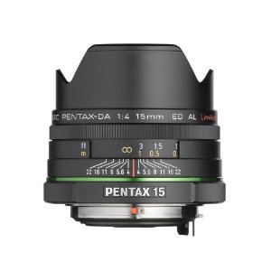 Pentax SMC 15mm f/4.0 DA ED AL Limited Wide Angle Lens for Pentax Digital SLR Cameras $509.95