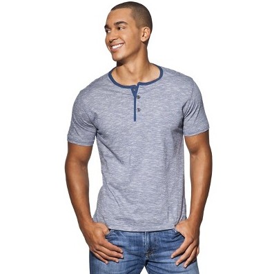 Today Only! Converse One Star Mens Short-Sleeve Henley $8.99 + Free Shipping