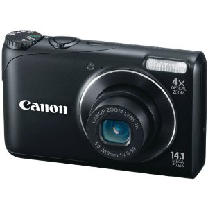 Canon Powershot A2200 14.1 MP Digital Camera with 4x Optical Zoom (Black) $69.00