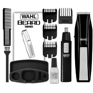 Wahl 5537-1801 Cordless Battery Operated Beard Trimmer with Bonus Ear, Nose and Brow Trimmer $9.66(36%off)