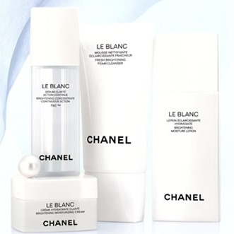 香奈兒官網：免費贈送四件LE BLANC豪華護膚樣品套裝