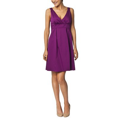 Today Only! Mossimo Women's Crossover V-Neck Empire Dress $24 + Free Shipping