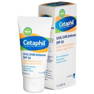 丝塔芙(Cetaphil) UVA/UVB 50SPF脸部防晒保湿霜 共2支 $17.67