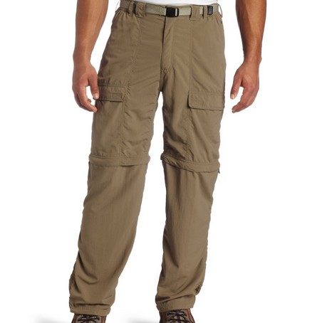 White Sierra Men's Teton Trail Convertible Pant (32-Inch Inseam) $21.99 