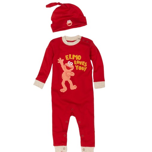 Sesame Street Elmo Boy Coverall $8.64