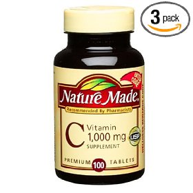 Nature Made Vitamin C 1000mg 3 pack $9.99