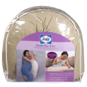 Sealy Sweet Pea 2-in-1 Maternity and Nursing Pillow, Cappuccino $36.75+free shipping