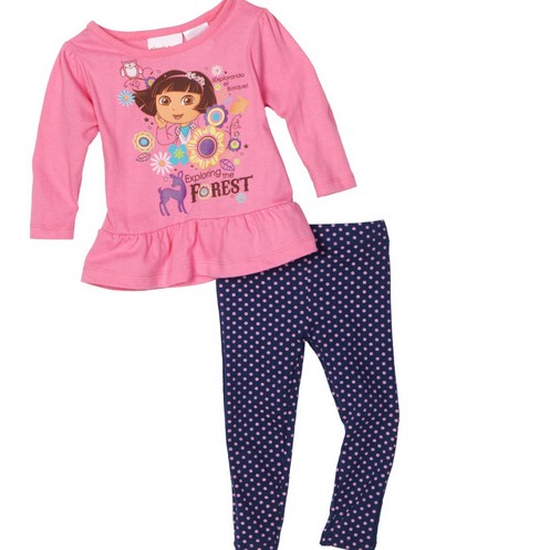 Nickelodeon Baby-Girls Infant 2 Piece Dora Legging Set  $11.78
