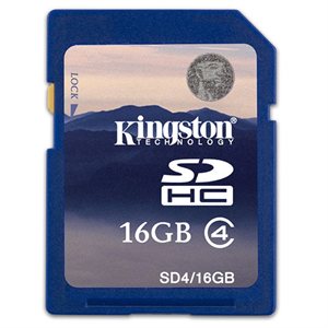 Kingston金士顿16GB SDHC闪存卡 $10.95