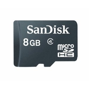 SanDisk microSDHC 8GB記憶卡   $1.38