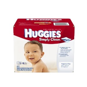 好奇Huggies Simply Clean無香型嬰兒濕紙巾（400張）  $8.79