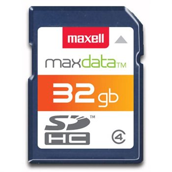 Maxell 32GB SDHC Flash Memory Card   $27.99