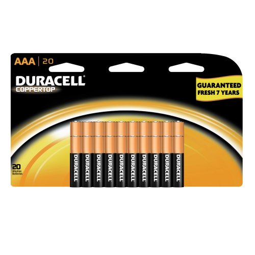 Duracell AAA Battery 20-Pack $6.87 + Free Shipping
