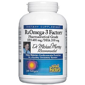 Natural Factors RxOmega-3 綜合魚油軟膠囊 $27.34