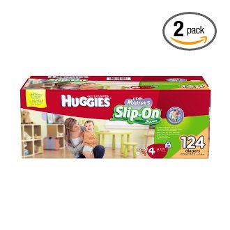 Huggies Little Movers Slip-On Diapers $31.47