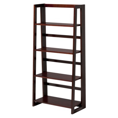 Today Only! Dolce 4-Shelf Folding Bookcase $54 + Free Shipping