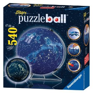 Ravensburger 540 Celestial Map Gloin-in-The-Dark Puzzleball $17.49