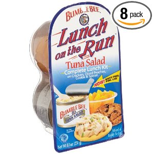 Bumble Bee Foods Lunch On The Run Tuna Salad Kit, 8.1-Ounce Packages (Pack of 8) $12.23