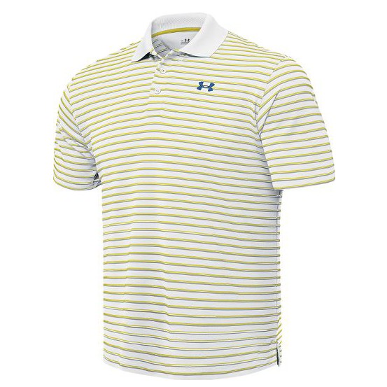 Under Armour HeatGear Performance Striped Polo $24.88 + 1 Cent Shipping